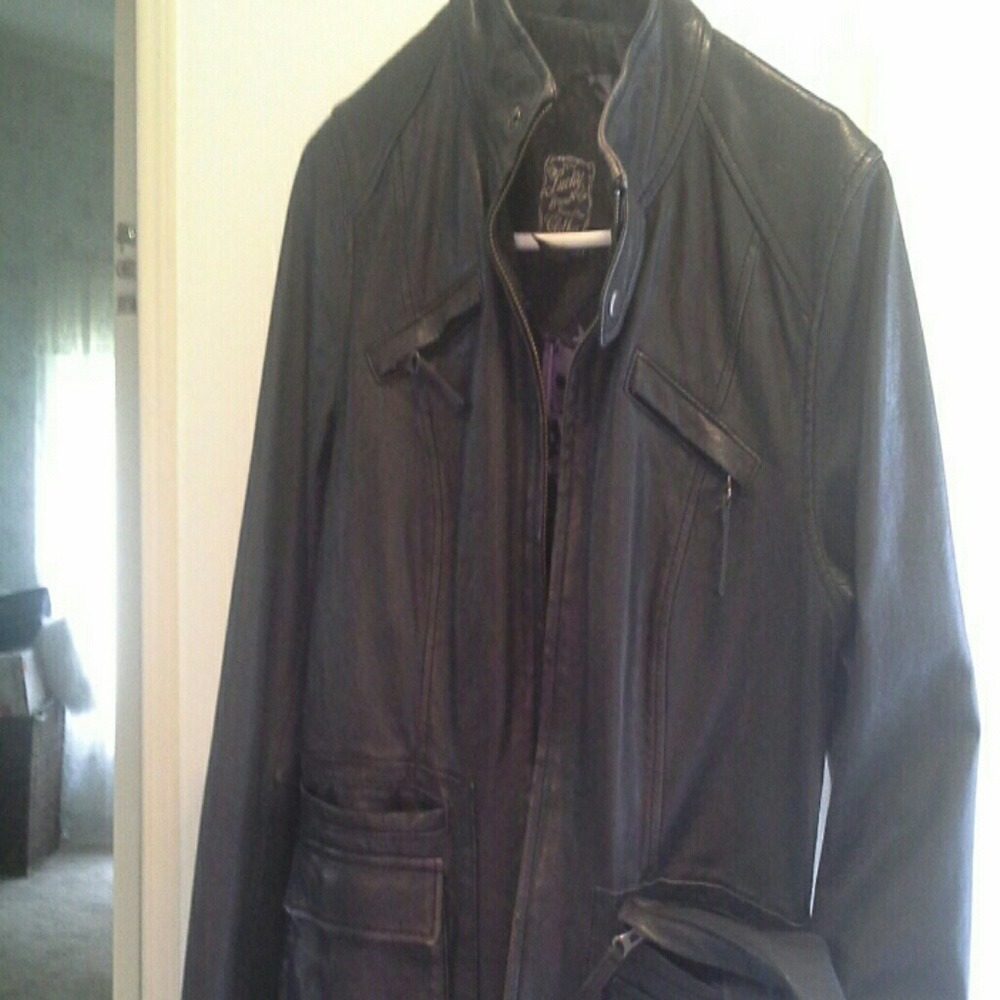 Leather jacket
